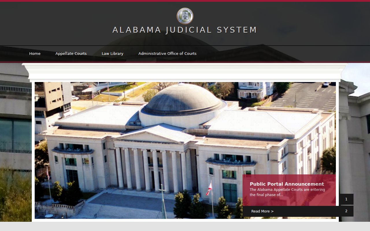 Coffee County court docket links at Alabama Unified Judicial System