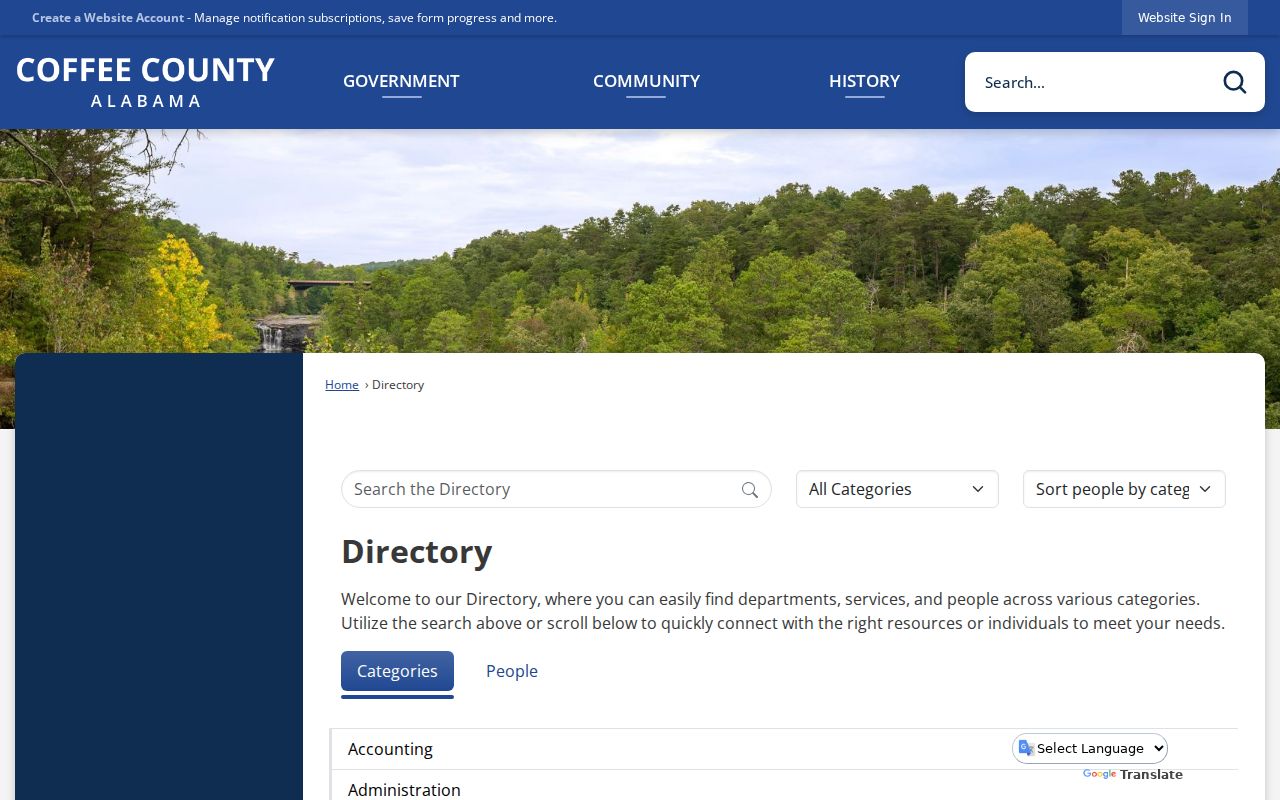 Coffee County court docket clerk contact directory